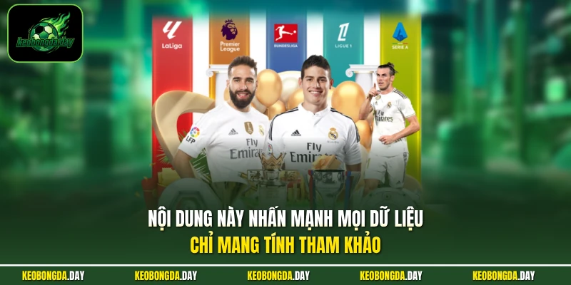 Nội dung này nhấn mạnh mọi dữ liệu chỉ mang tính tham khảo