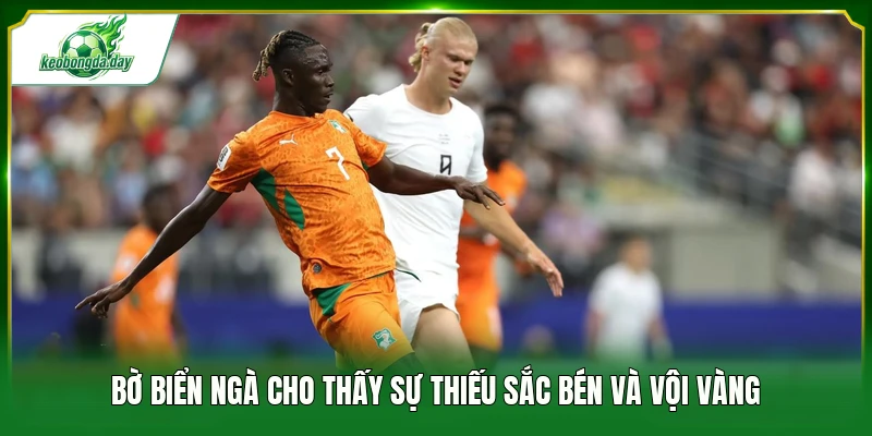 Bờ Biển Ngà cho thấy sự thiếu sắc bén và vội vàng