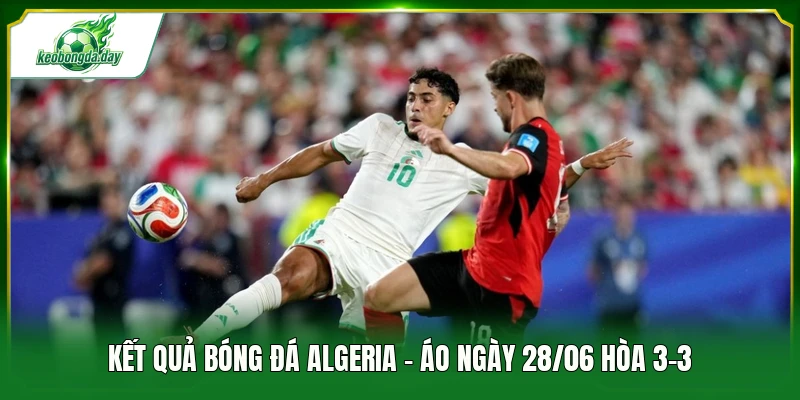 Kết quả bóng đá Algeria - Áo ngày 28/06 hòa 3-3