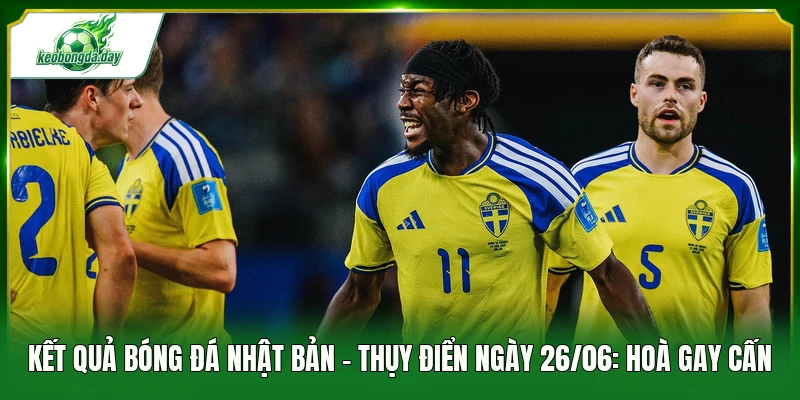 kết quả bóng đá Nhật Bản - Thụy Điển ngày 26/06